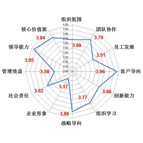 五角分析圖|雷達圖